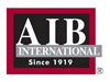 Chicago 3PL company, Midwest Warehouse & Distribution Systems is AIB rated; picture of AIB Logo - white lettering on black background with red border