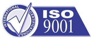 Palisades Logistics' Seattle 3rd party logistics partner, Oregon Transfer Company, is ISO certified: ISO9001 Certified Logo in blue and white