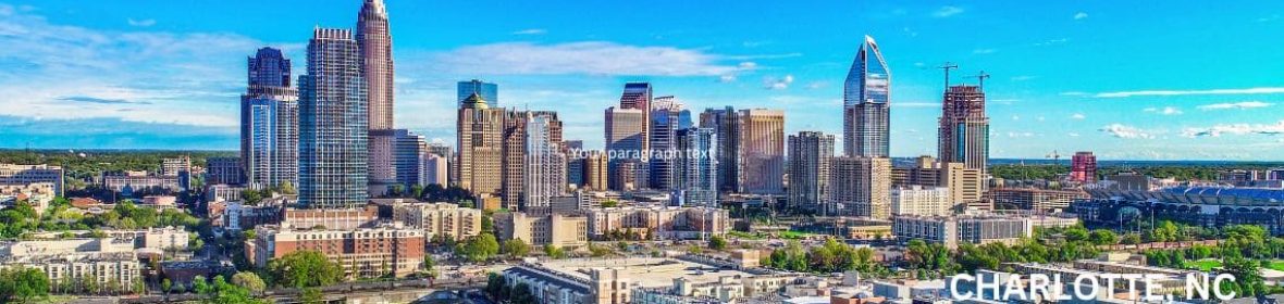 Photo of the Charlotte, North Caroline skyline for Charlotte services available to Palisades Logistics' NC Chemical logistics customers