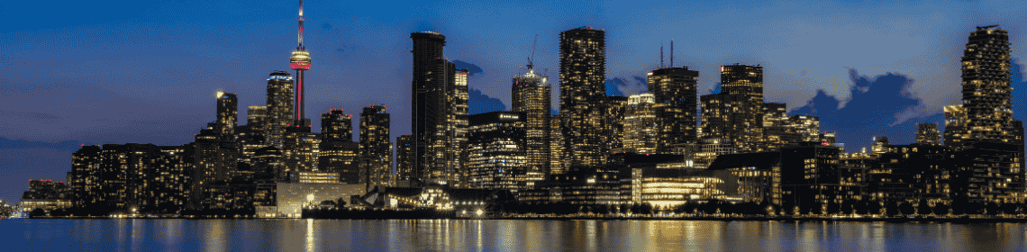 Dallas, Texas skyline at dusk representing fulfillment center, order fulfillment, and logistics services supporting regional distribution operations.